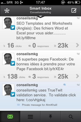 sprout social sur iphone