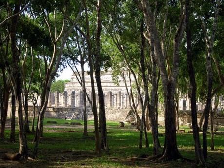Le temple des guerriers du Jaguar sur le site de Chichén Itzá dans le Yucatán, au Mexique