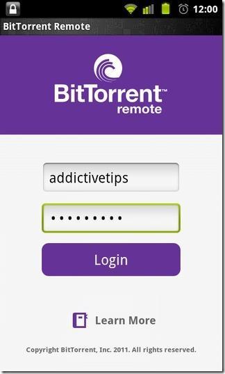 BitTorrent-Remote BitTorrent Remote BitTorrent sinvite sous Android