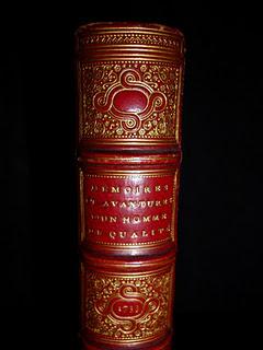 Manon Lescaut, l'édition de 1733, en maroquin rouge de Lortic