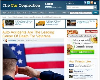 capture d'écran du site américain car-connection