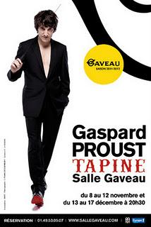 Gaspard Proust tapine Salle Gaveau