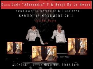Djettes Lady « Alexandra »T et Benji de la Housse – Samedi 19 Décembre 2011