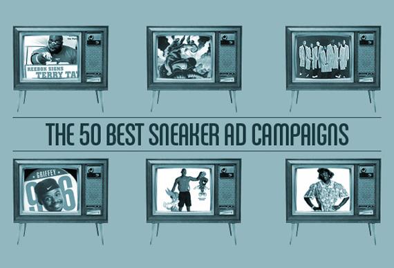 50 best ad campaigns Les 50 meilleures publicités sneakers 