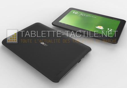 tablette acer a200 La tablette Acer A200 va venir concurrencer lArchos 101 G9