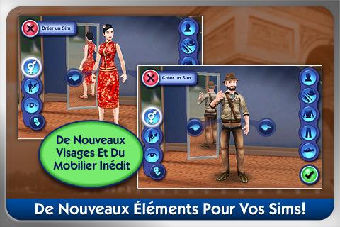 L’excellent jeu: Les Sims 3 pour iPhone passe de 2,39€ à 0,79€ pour une durée limitée