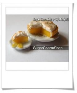 Tarte au citron en pâte polymère