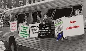Soutien aux Palestiniens qui refusent la ségrégation dans les bus !
