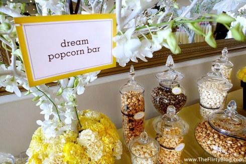 Bar a popcorn pour mariage