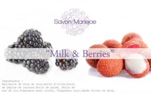 Savon milk & berries