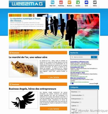 Web2mag.info, site d’informations sur les nouvelles technologies et le web-business