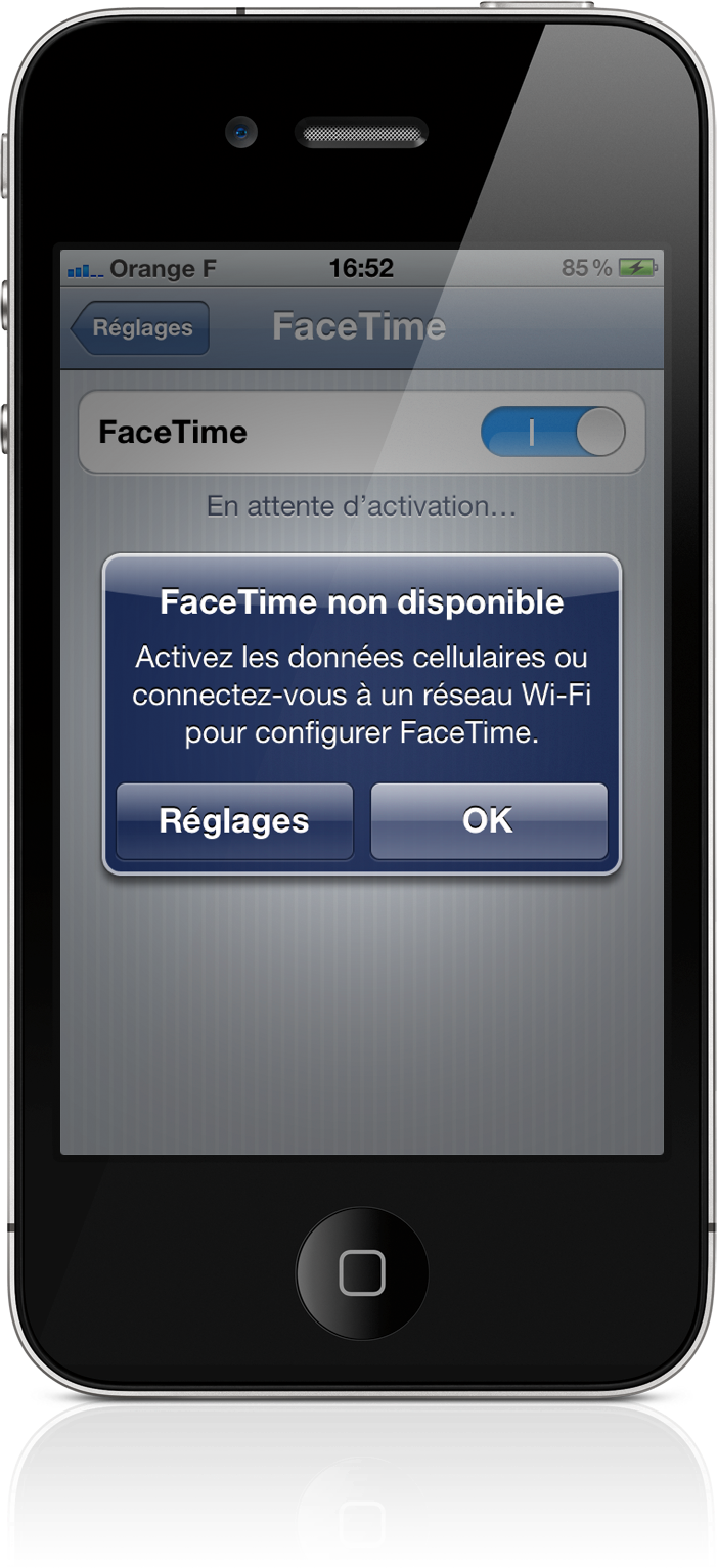Tutoriel: Faire fonctionner FaceTime en 3G sous iOS 5