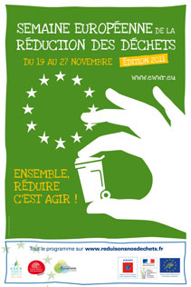 Semaine Européenne de la Réduction des Déchets du 19 au 27 novembre 2011 : 49 actions labellisées en Alsace