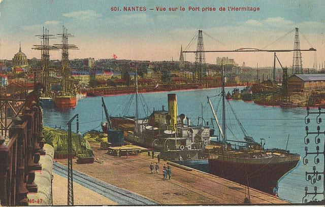 menu de la  mer, à voiles et à vapeur