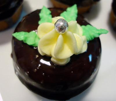 Mini cupcakes fleur