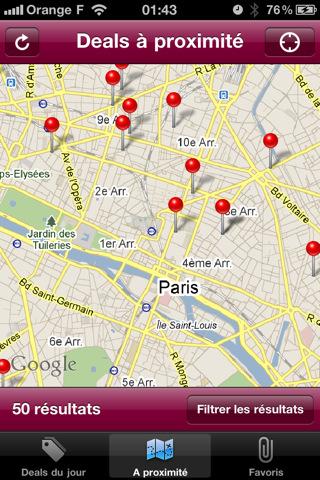 L’application Ohmydeal: L’achat groupé arrive sur iPhone
