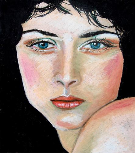 Pastel Portrait: Snow Queen