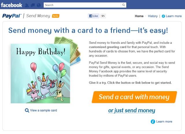 paypal facebook 1 1 PayPal concurrence Facebook sur son propre terrain avec Send Money