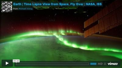 Vidéo : un Time lapse de l’espace