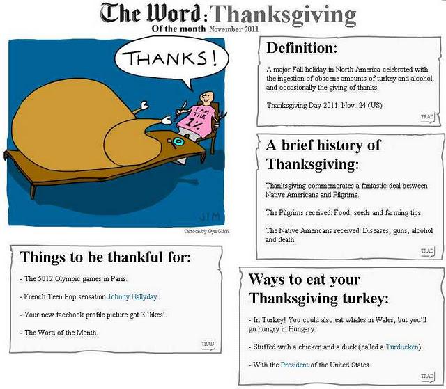 The Word of the Month (November): THANKSGIVING
