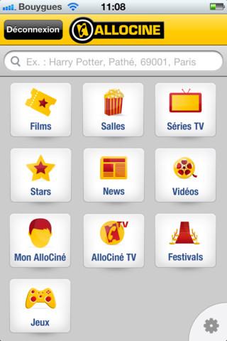 Allociné pour iPhone/iPad est disponible sur l’App Store