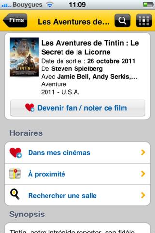 Allociné pour iPhone/iPad est disponible sur l’App Store