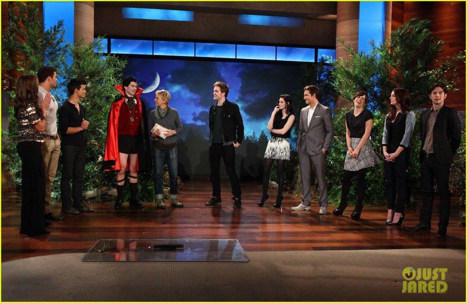 Le Cast de Twilight Chez Ellen
