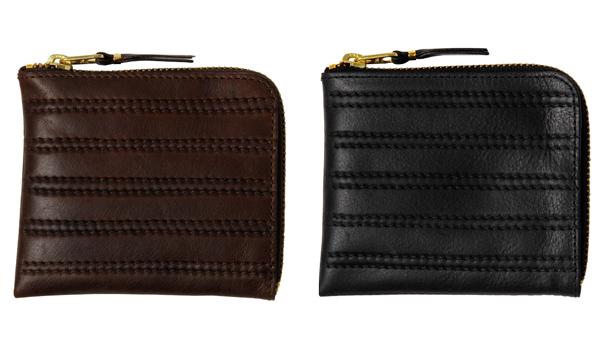 COMME DES GARÇONS – F/W 2011 – EMBOSSED STITCH ZIP FOLD WALLET