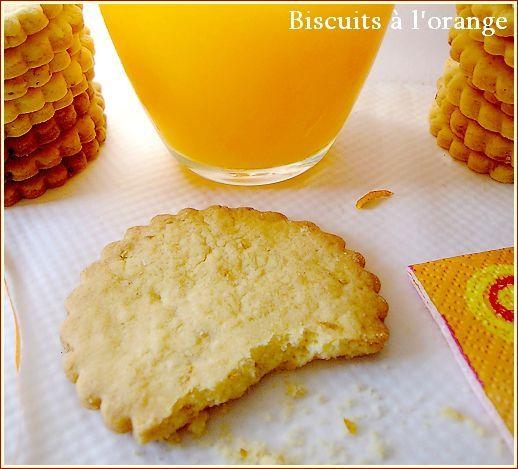 presenatiton biscuit à l'orange
