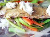 Hareng moutarde papillote