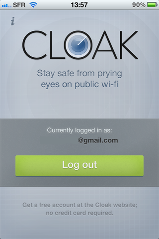 Cloak, un client VPN pour iPhone/iPad et Mac
