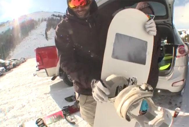 iShred – Combiner un snowboard et un iPad