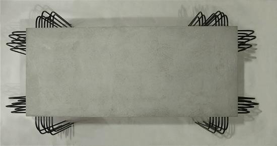 Table en beton et fer - Rafael Gomez - 3