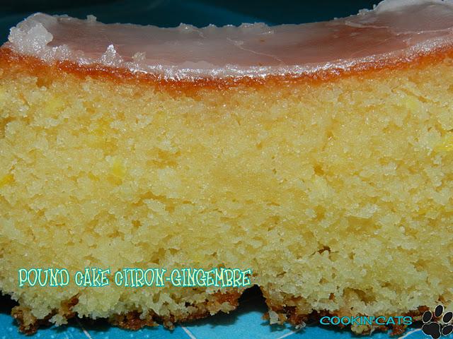 POUND CAKE CITRON-GINGEMBRE