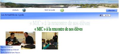 intervention au LP de Bédarieux