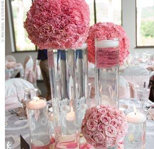 Boules de fleurs mariage: le decor indispensable