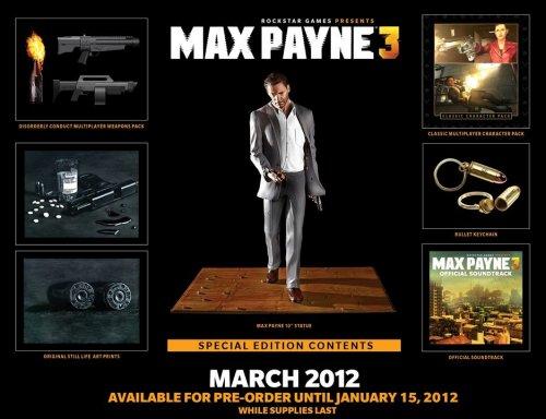 Max Payne 3 : l’édition collector dévoilée