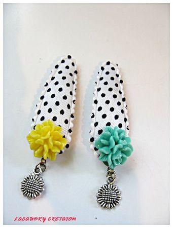 PINCES FLEURS KAWAII LCB