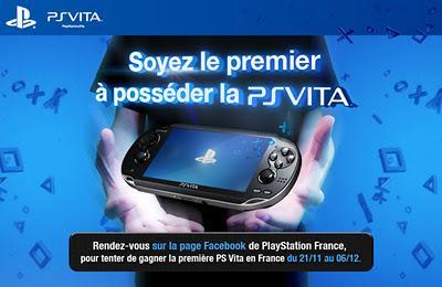 Gagnez la PS Vita sur la fanpage Facebook Playstation France