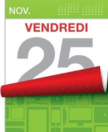 Journée spéciale shopping Apple. Vendredi 25 novembre: ''Black Friday''...