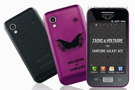 Le Samsung Galaxy Ace s’affiche sous la griffe Zadig et Voltaire