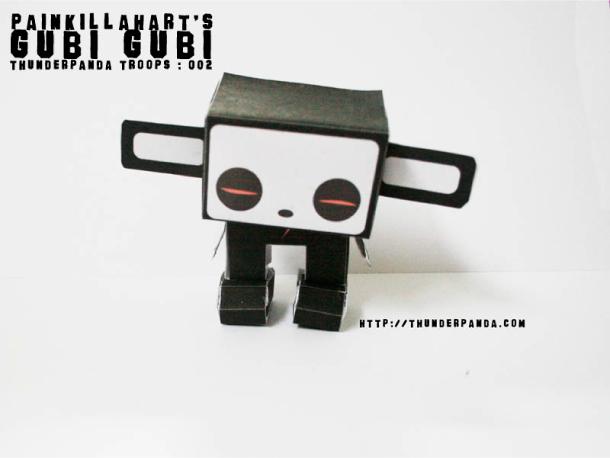 Blog_Paper_toy_papertoys_Thunderpanda_Troops_Gubi_Gubi_pic Papertoys Thunderpanda Troops (x 5)