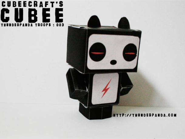 Blog_Paper_toy_papertoys_Thunderpanda_Troops_Cubee_pic Papertoys Thunderpanda Troops (x 5)