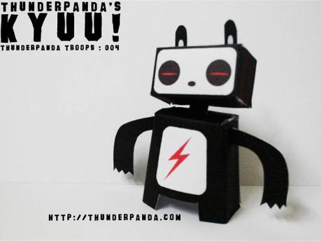 Papertoys Thunderpanda Troops (x 5)