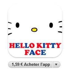 L'application iTunes Hello Kitty Face http://www.jaimehellokitty.com/images/ARTICLES11/itunesktface.jpg