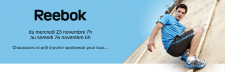 Vente privée Reebok