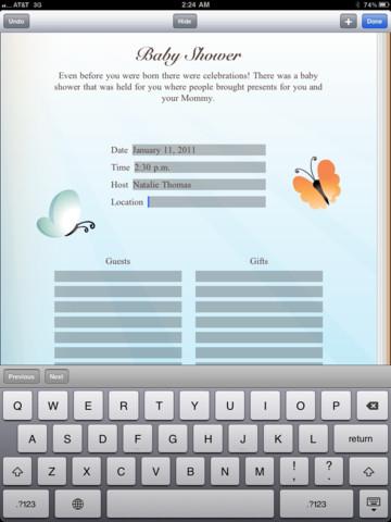 Sweet Baby: le 1er livre de souvenirs de bébé pour iPad est GRATUIT pour une durée limité