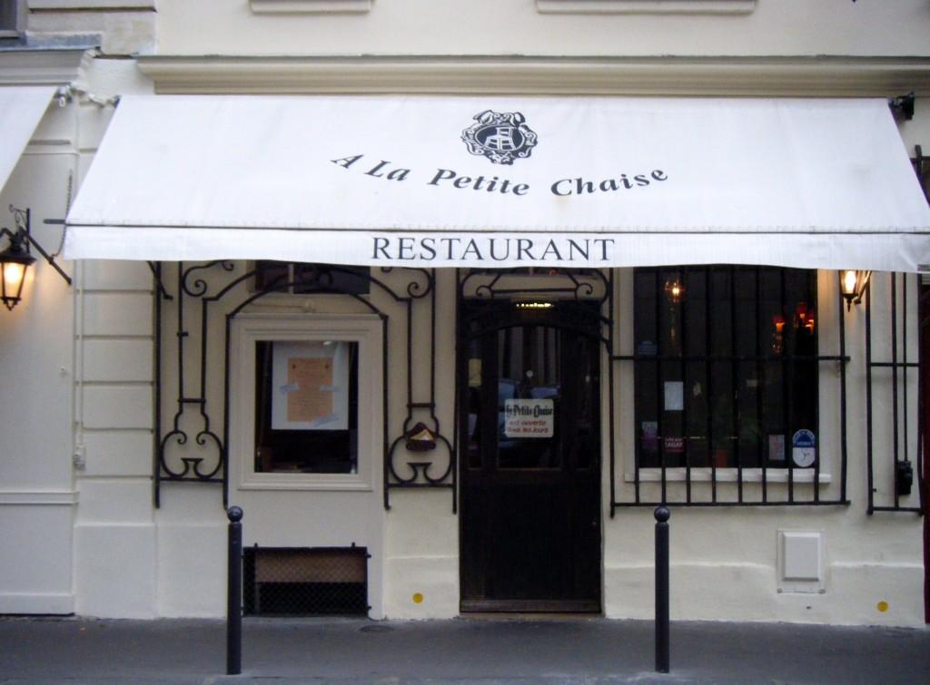 A la petite chaise : un petit nom pour le plus vieux restaurant de Paris