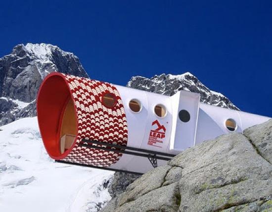 LEAP, une cabine écologique pour vivre en haute montagne