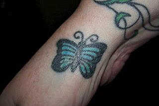 Small Butterfly Tattoos On Wrist